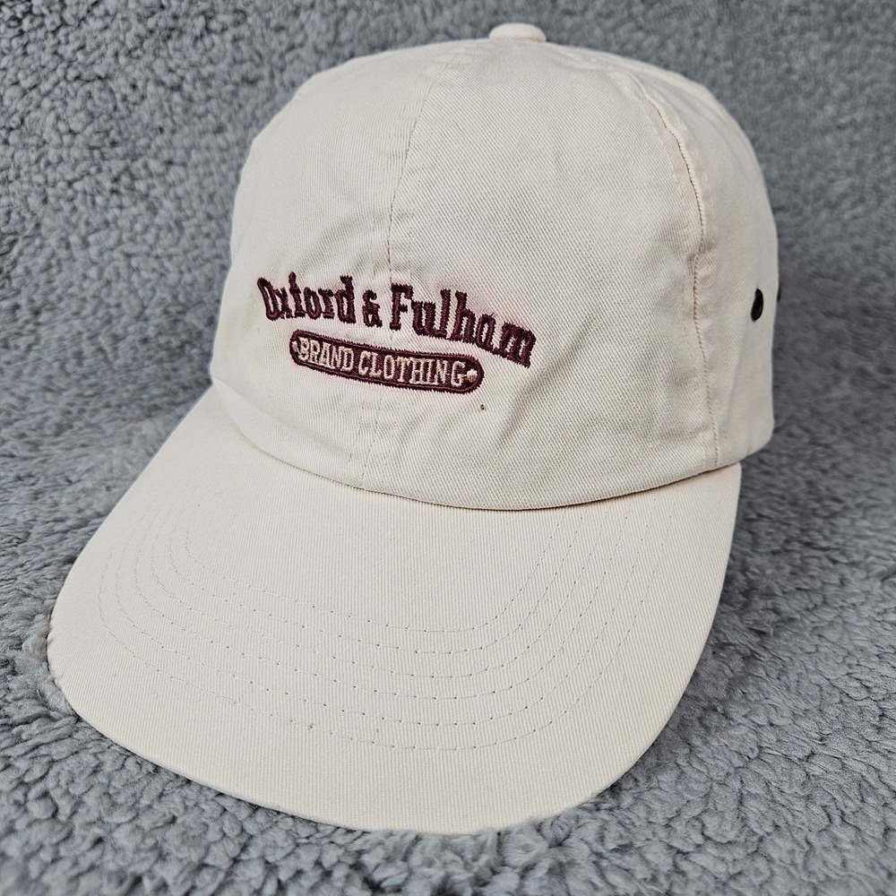 Oxford & Fulham Strapback Cap, Size Adjustable